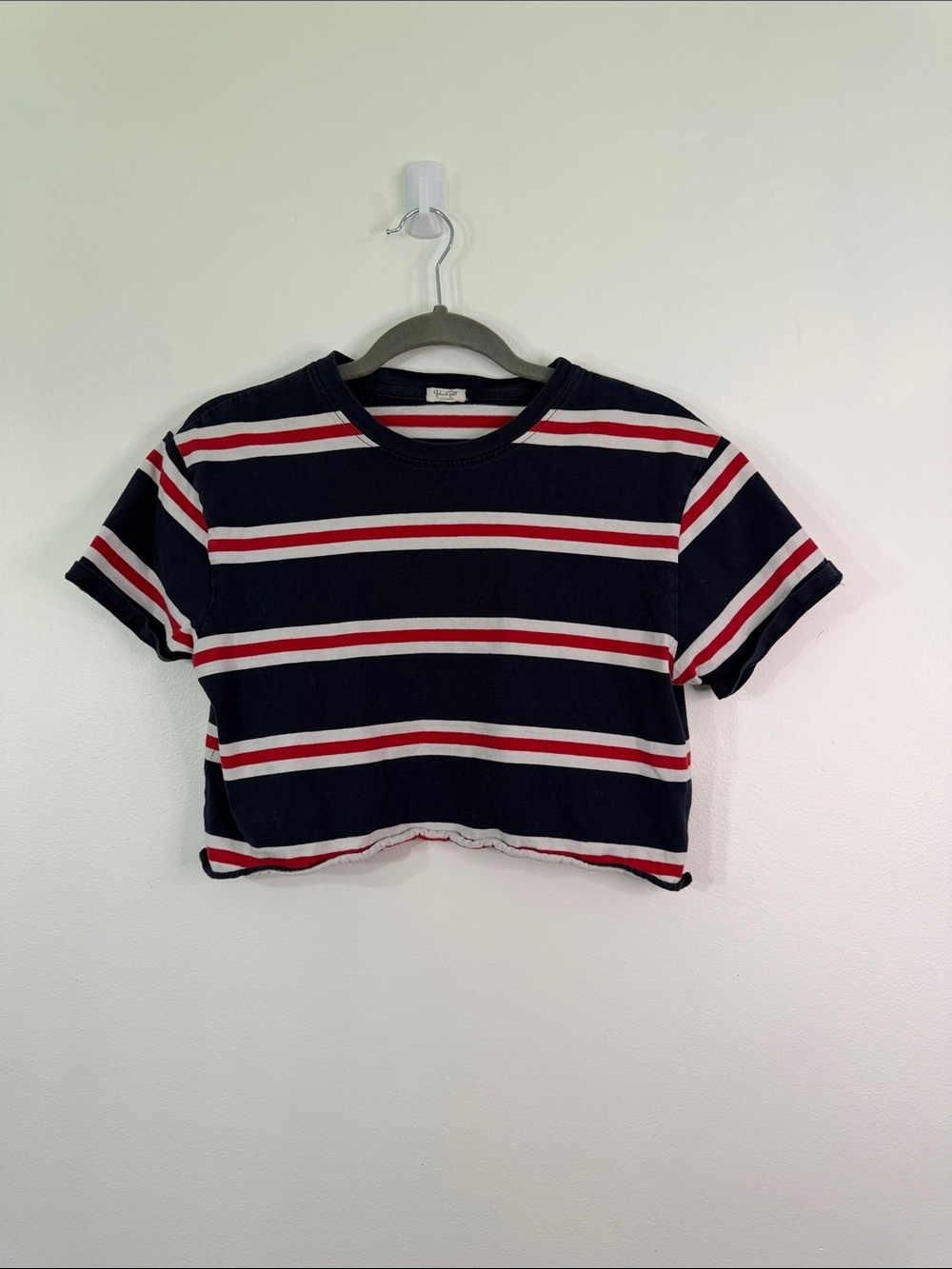John Galt Striped Short Sleeve Tee